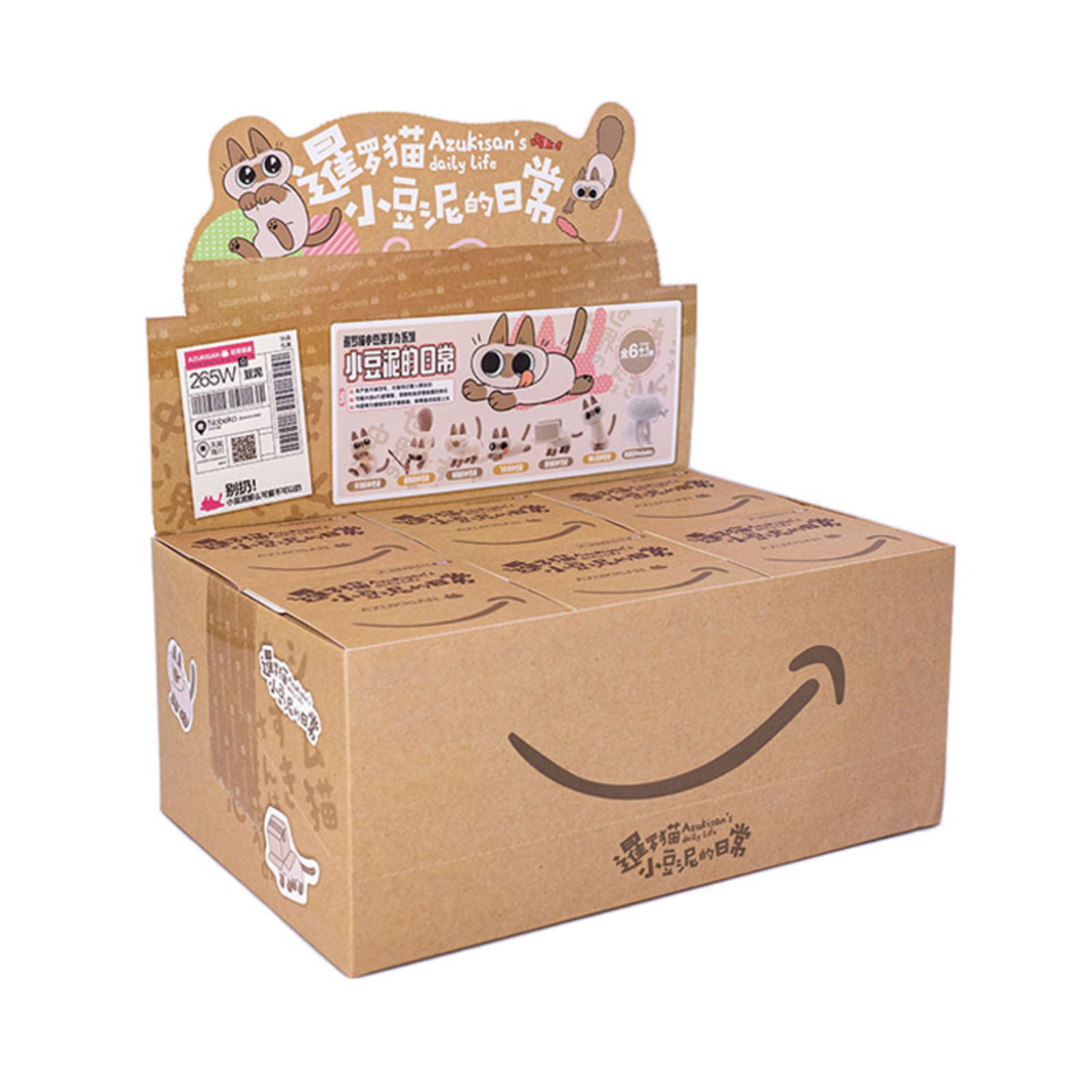 52Toys Azukisan&#39;s Daily Life-Display Box (6pcs)-52Toys-Ace Cards &amp; Collectibles