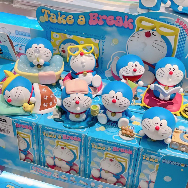 52Toys Doraemon Take A Break Series-Display Box (8pcs)-52Toys-Ace Cards &amp; Collectibles