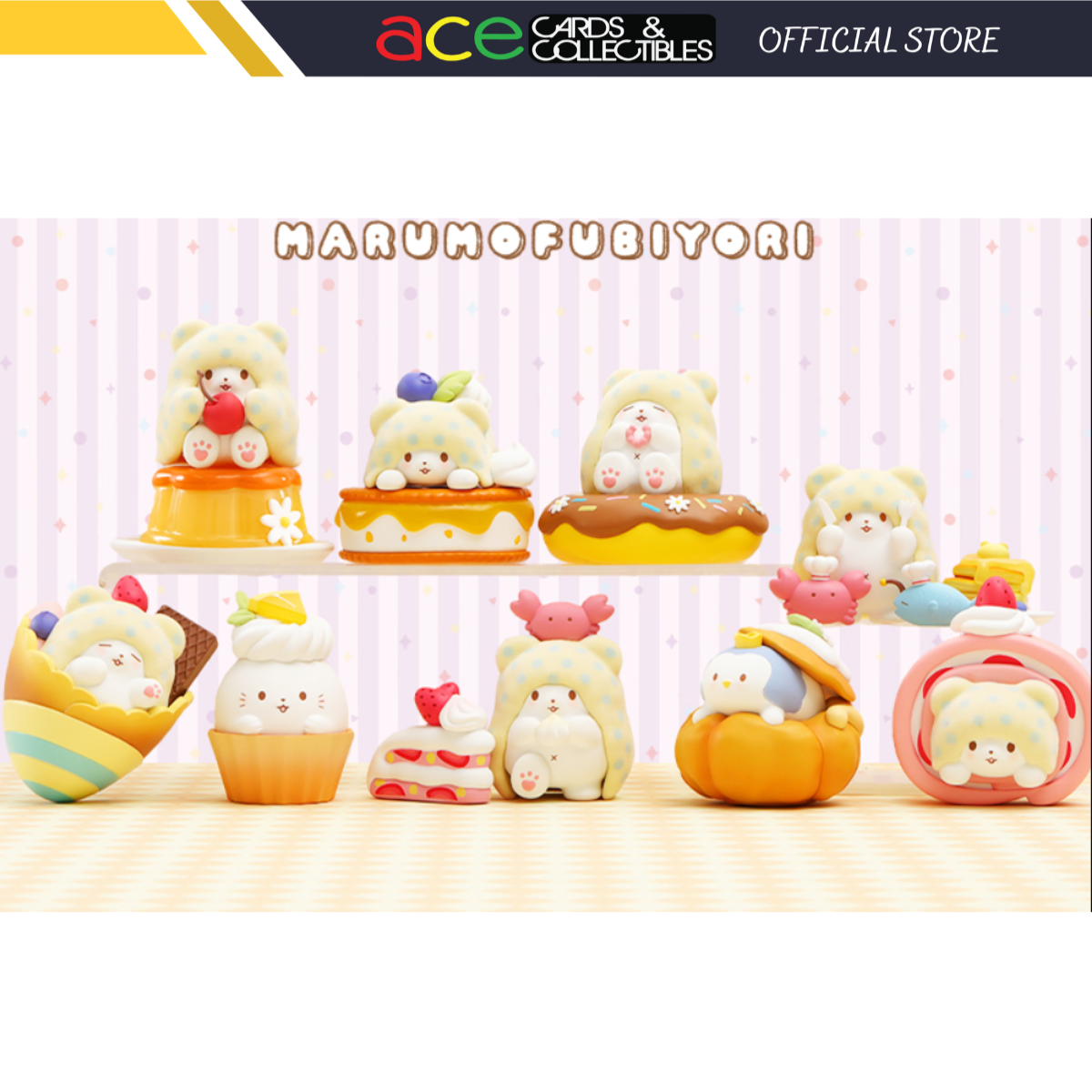 52Toys x Marumofubiyori Tea Time Dessert Series-Display Box (8pcs)-52Toys-Ace Cards & Collectibles
