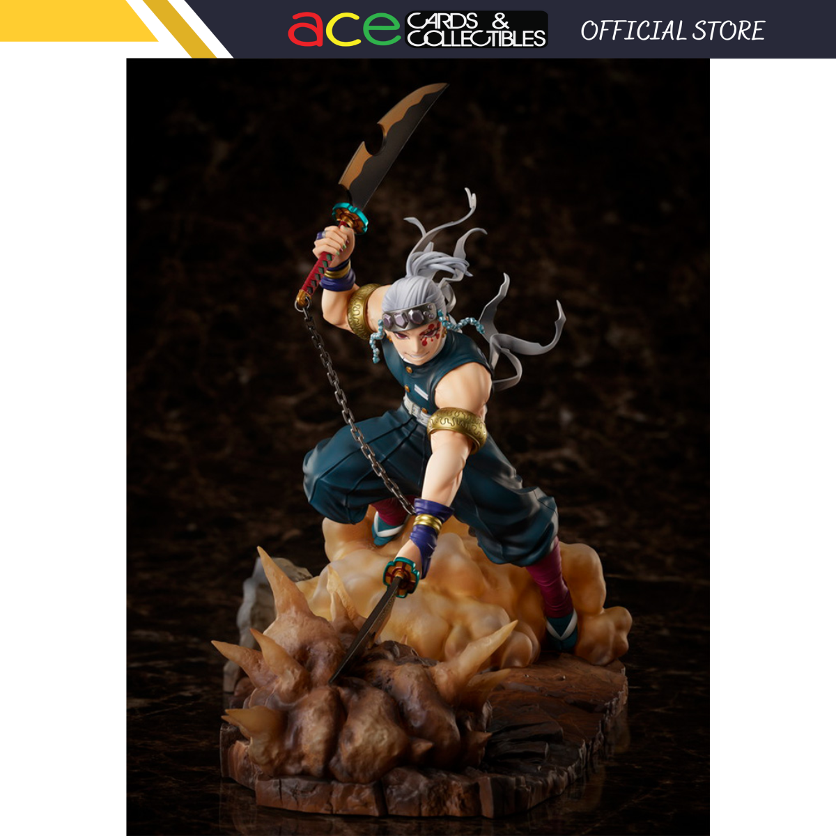 Demon Slayer: Kimetsu no Yaiba Aniplex+ Figurine "Tengen Uzui"-Aniplex+-Ace Cards & Collectibles