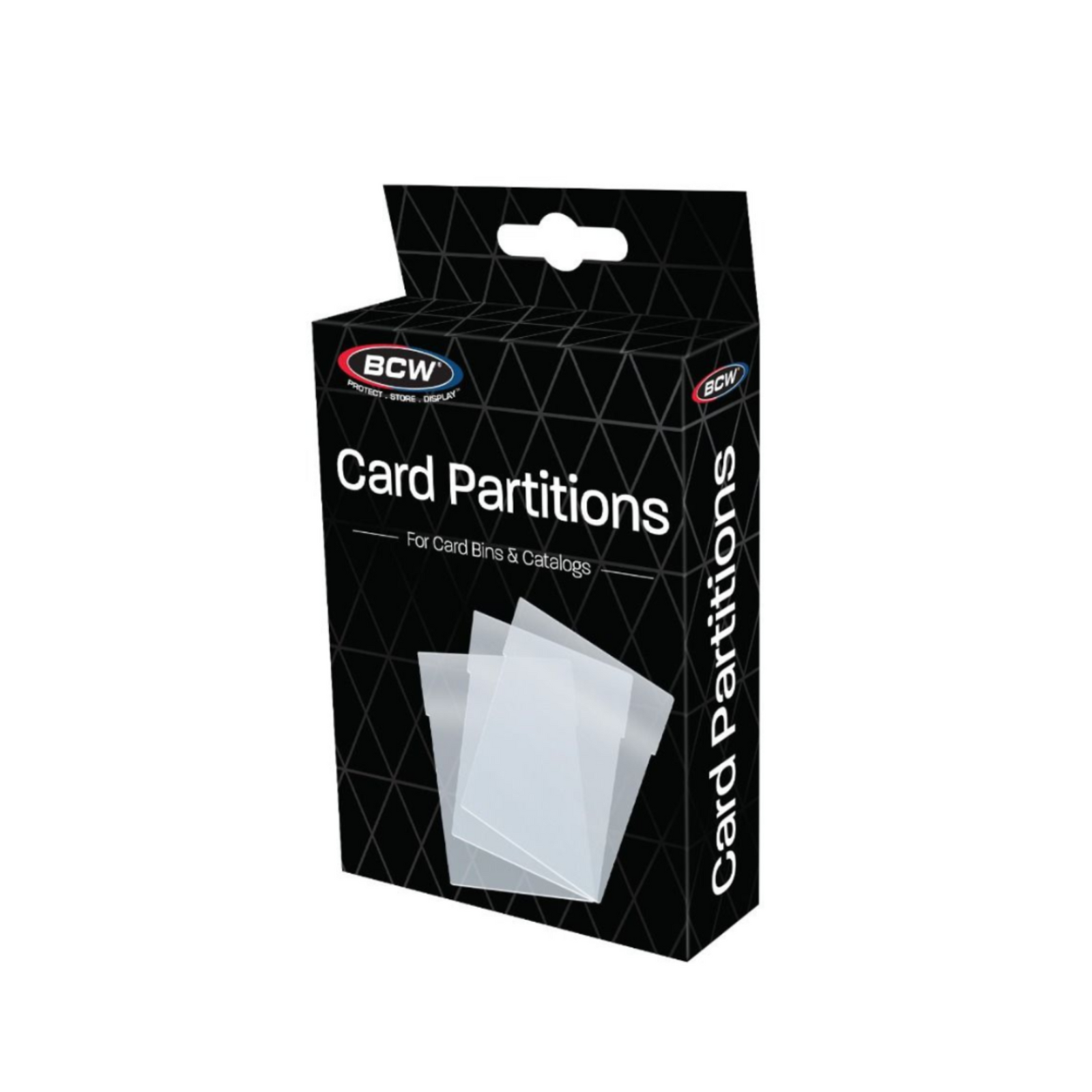 BCW Collectible Card Bin Partitions "Clear"-BCW Supplies-Ace Cards & Collectibles