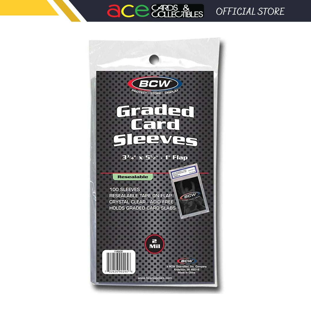 BCW Resealable Graded Card Sleeves-BCW Supplies-Ace Cards & Collectibles