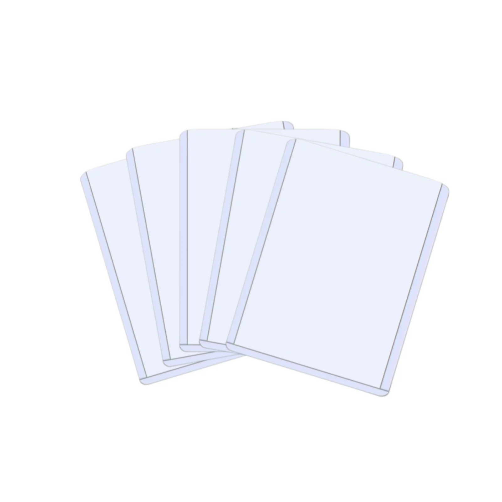 BCW/PYP Toploader Card Holder Standard 3" x 4" Loose Piece-1 Piece - Clear BCW-BCW Supplies-Ace Cards & Collectibles