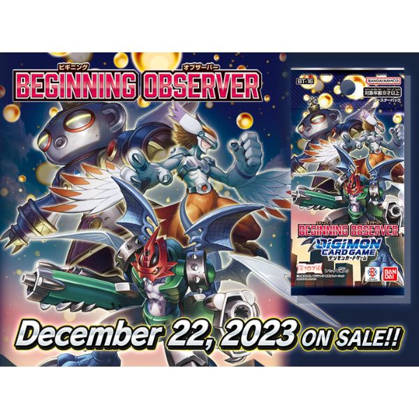 digimon beginning observer booster box BT16 Card Game Bandai Digimon Card Game Beginning