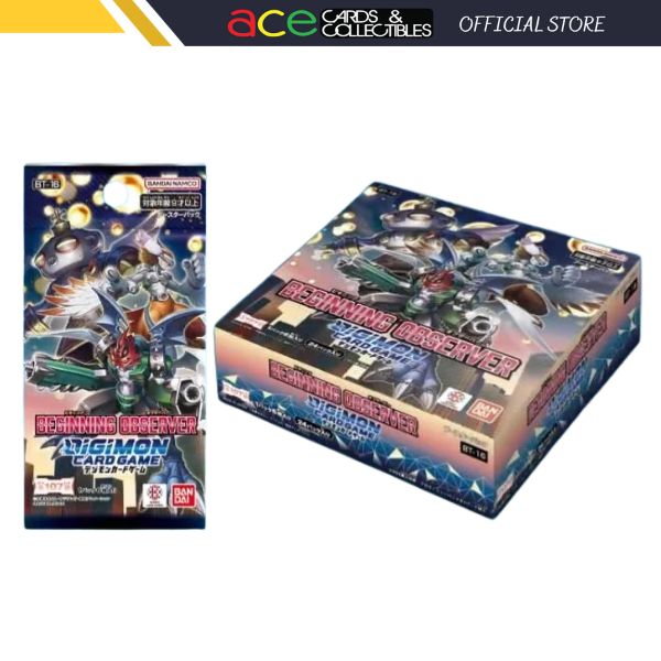 digimon beginning observer booster box BANDAI Digimon Card Beginning Observer BT-16 Booster Pack Box TCG Japan OFFICIAL