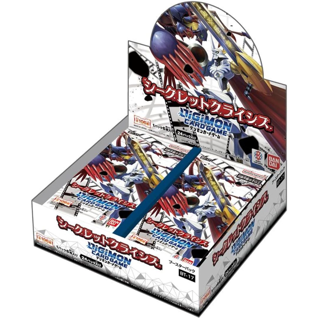 Digimon Card Game &quot;Secret Crisis&quot; Ver.17 Booster [BT-17] (Japanese)-Booster Box (24pcs)-Bandai-Ace Cards &amp; Collectibles