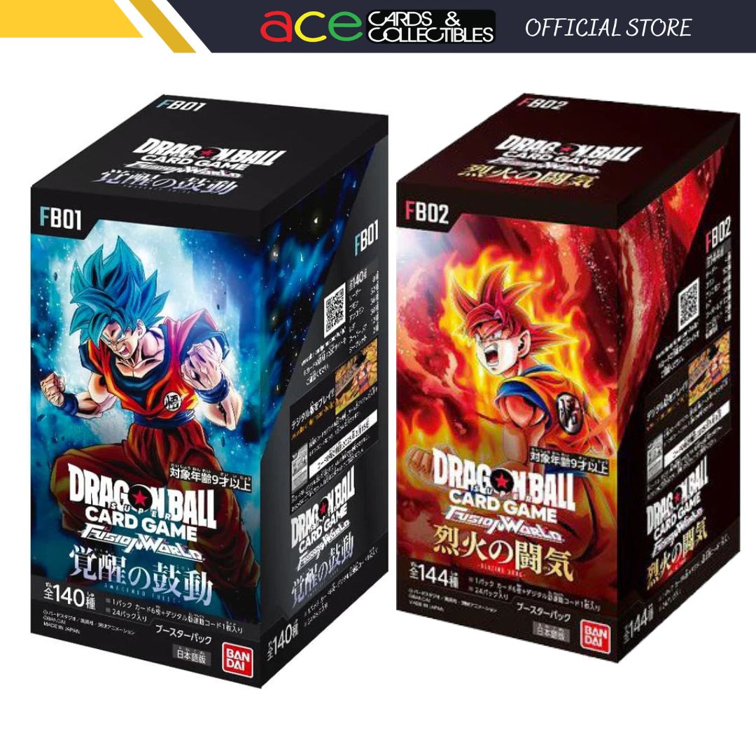 Dragon Ball Super TCG: Fusion World [FB-01]/[FB-02] Booster Box (Japanese)-FB01 Booster Box-Bandai-Ace Cards &amp; Collectibles