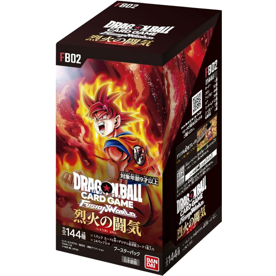 Dragon Ball Super TCG: Fusion World [FB-01]/[FB-02] Booster Box (Japanese)-FB02 Booster Box-Bandai-Ace Cards &amp; Collectibles