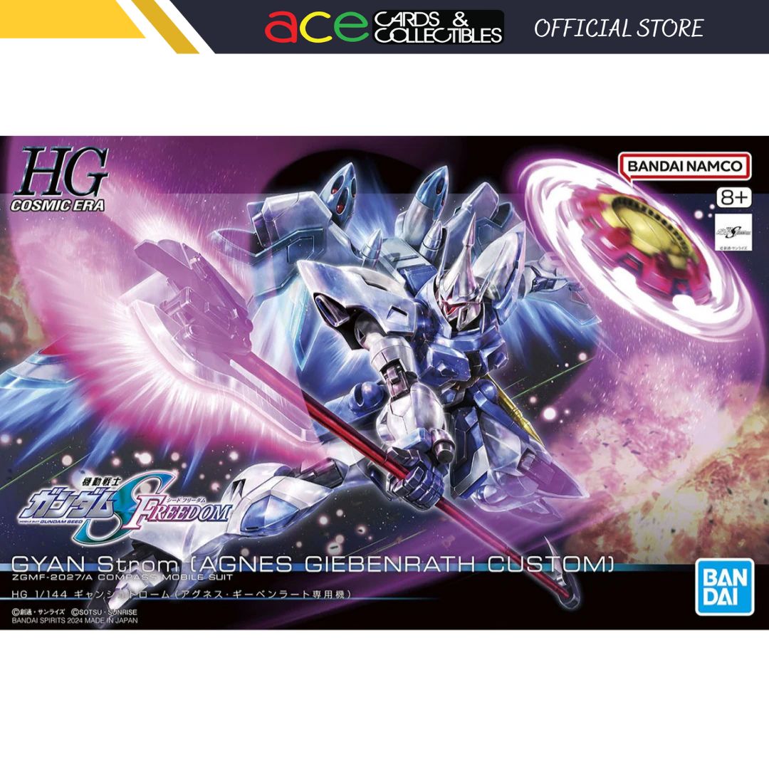 Gunpla HG 1/144 Gundam Gyan Strom (Agnes Giebenrath Custom)-Bandai-Ace Cards & Collectibles