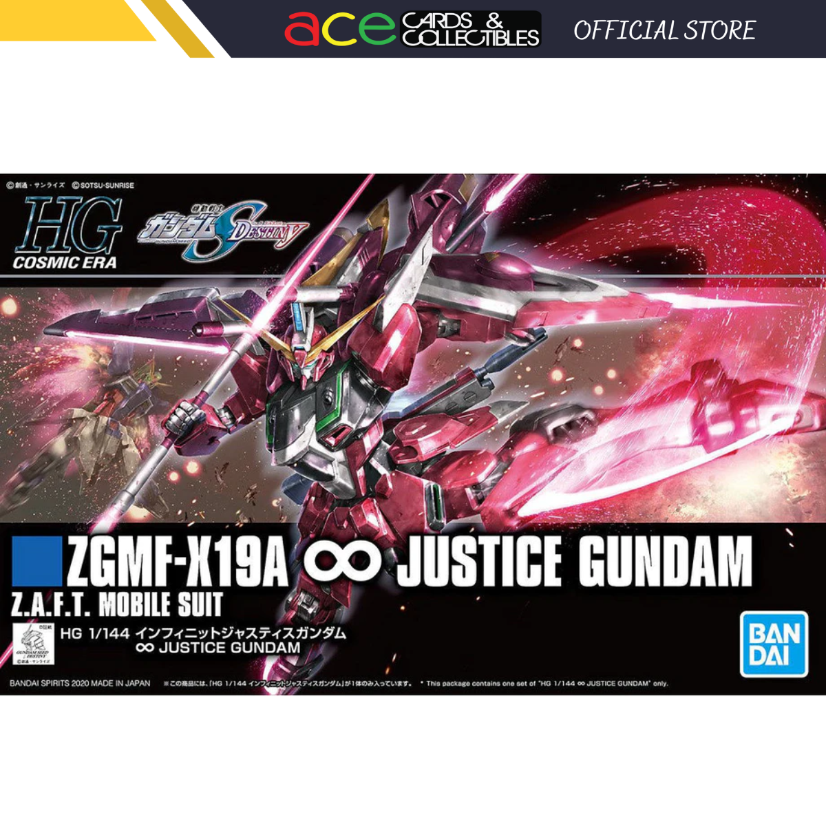 Gunpla HG 1/144 Infinite Justice Gundam-Bandai-Ace Cards & Collectibles