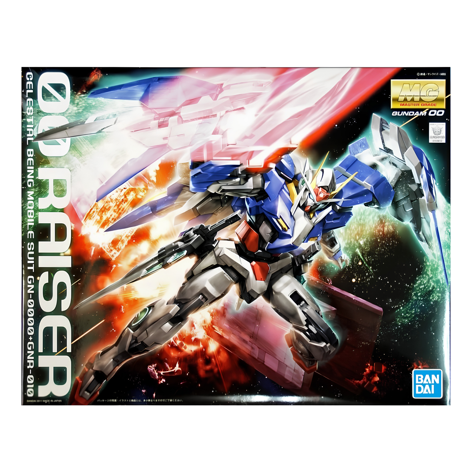 Gunpla MG GN-0000+GNR-010 00 Raiser-Bandai-Ace Cards & Collectibles