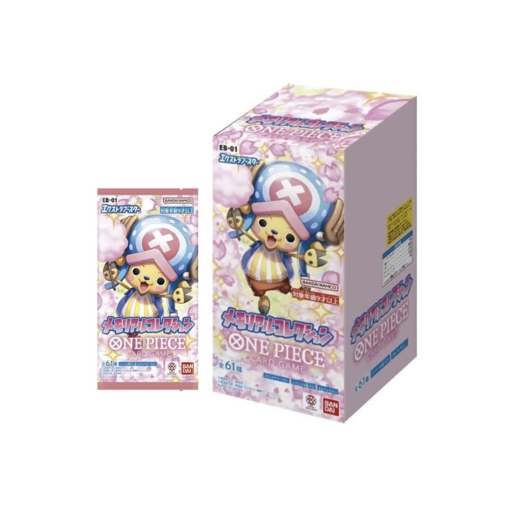 One Piece Card Game - Extra Booster Memorial Collection [EB-01] (Japanese)-Carton (12boxes)-Bandai-Ace Cards & Collectibles