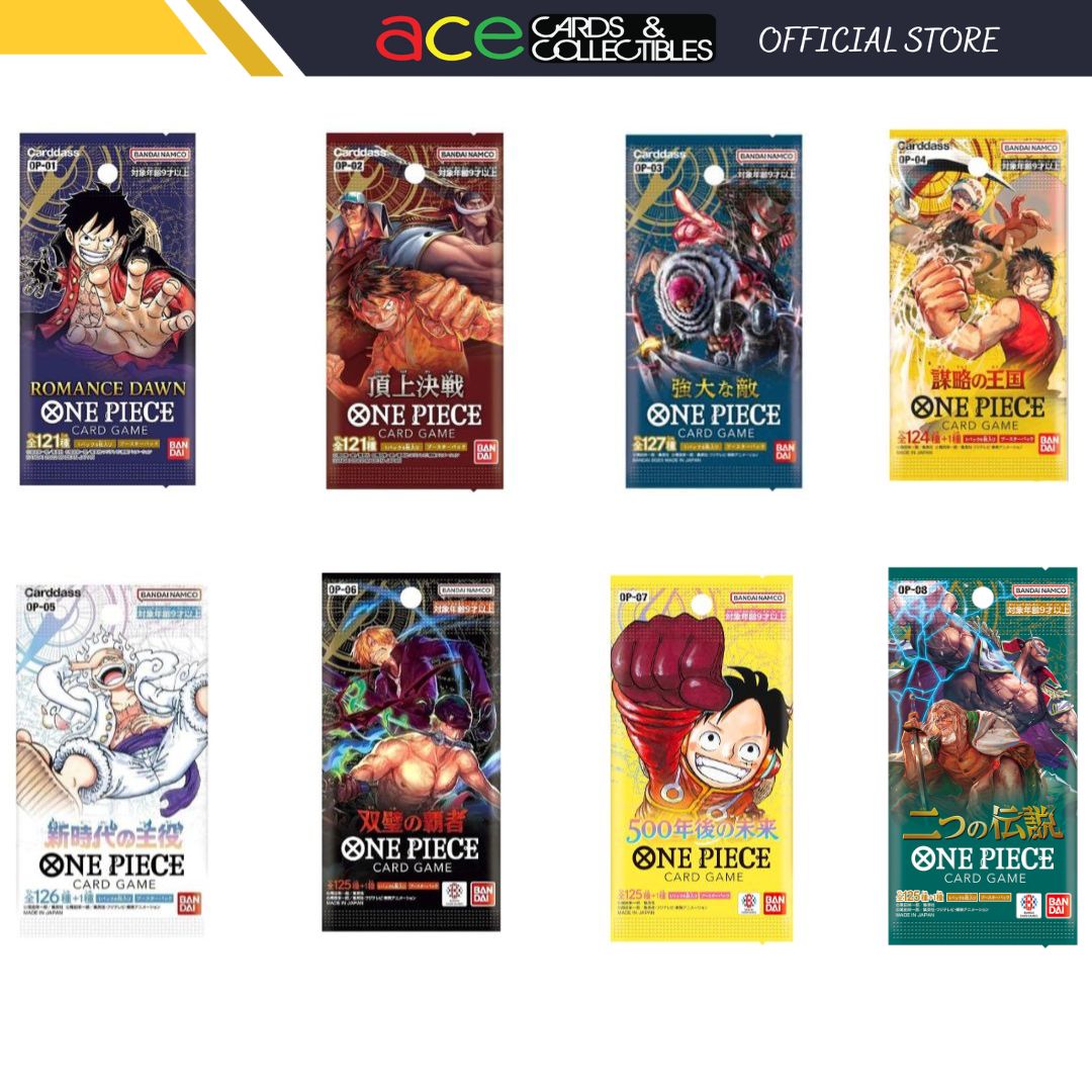 One Piece TCG: Booster Pack - EB-01/ OP-01 /OP-02 / OP-03 /OP-04 / OP-05 /OP-06/ OP-07/ OP-08-EB-01-Bandai-Ace Cards & Collectibles