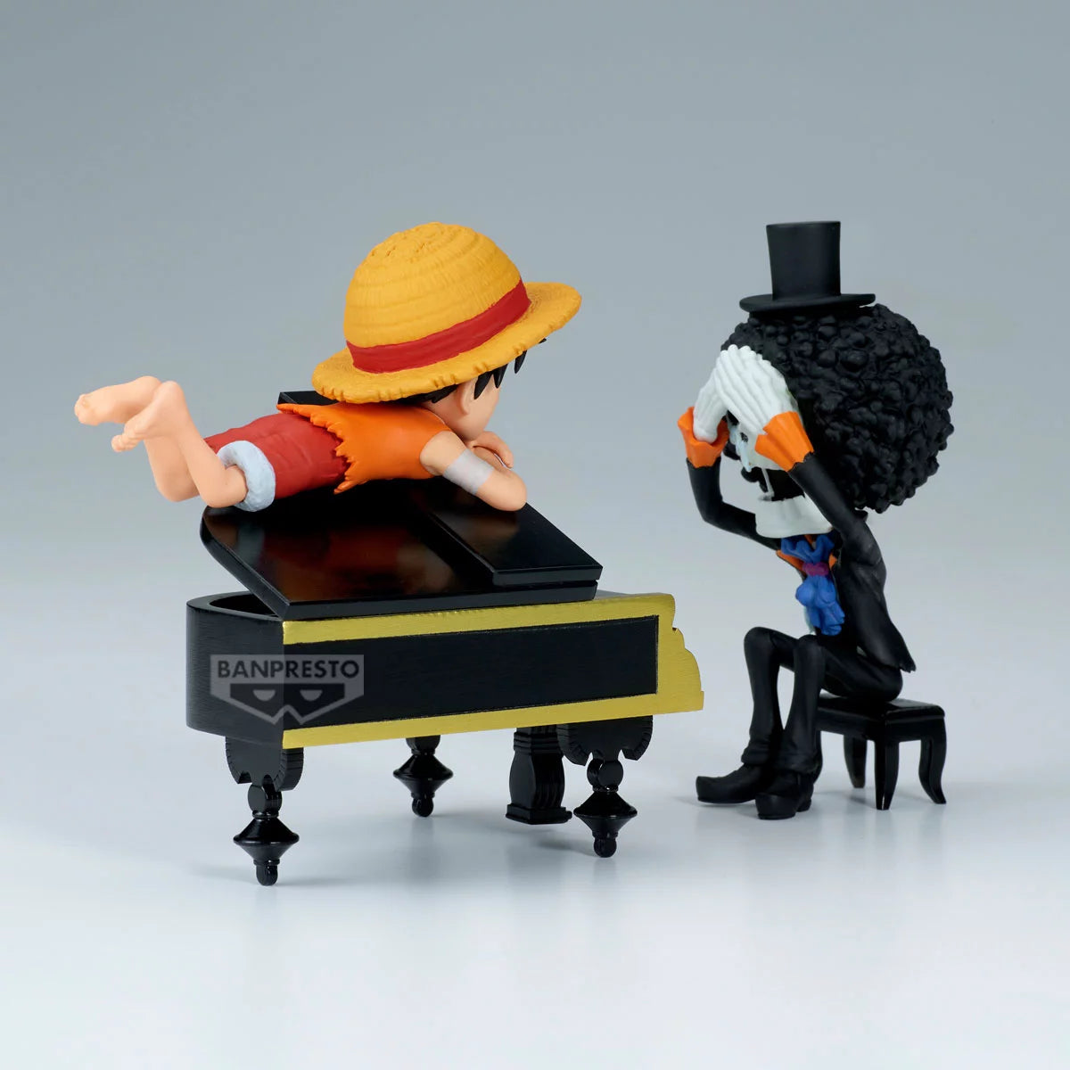 One Piece World Collectible Figure : Log Stories Monkey D. Luffy & Brook "That's Great!! After All This Time"