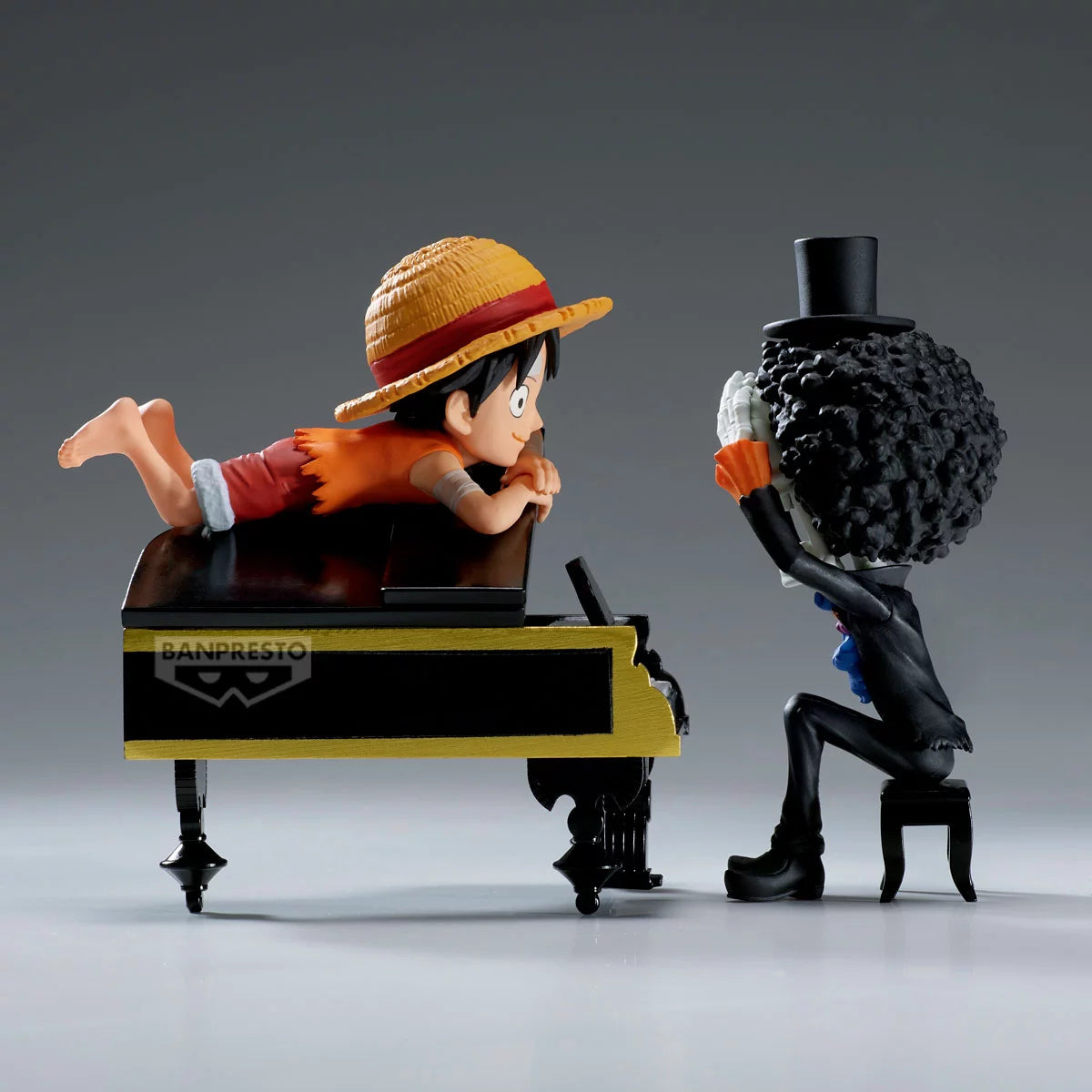 One Piece World Collectible Figure : Log Stories Monkey D. Luffy & Brook "That's Great!! After All This Time"