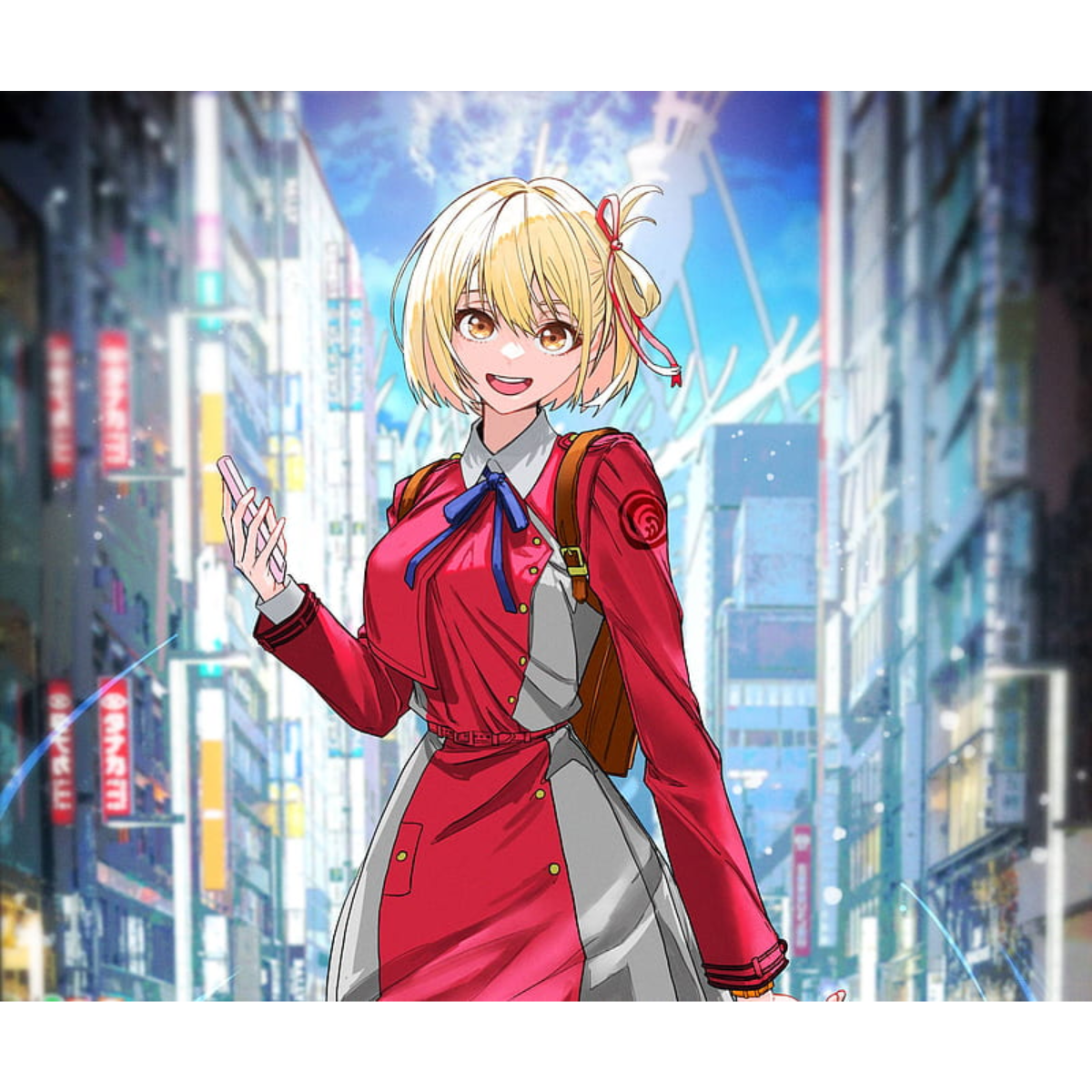 Bushiroad Sleeve Collection HG Vol.3421 - Lycoris Recoil "Chisato Nishikigi"-Bushiroad-Ace Cards & Collectibles