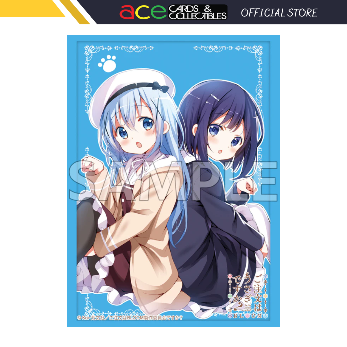Bushiroad Sleeves Collection - Is The Order A Rabbit? Bloom "Chino & Fuyu" (Vol.3780)-Bushiroad-Ace Cards & Collectibles