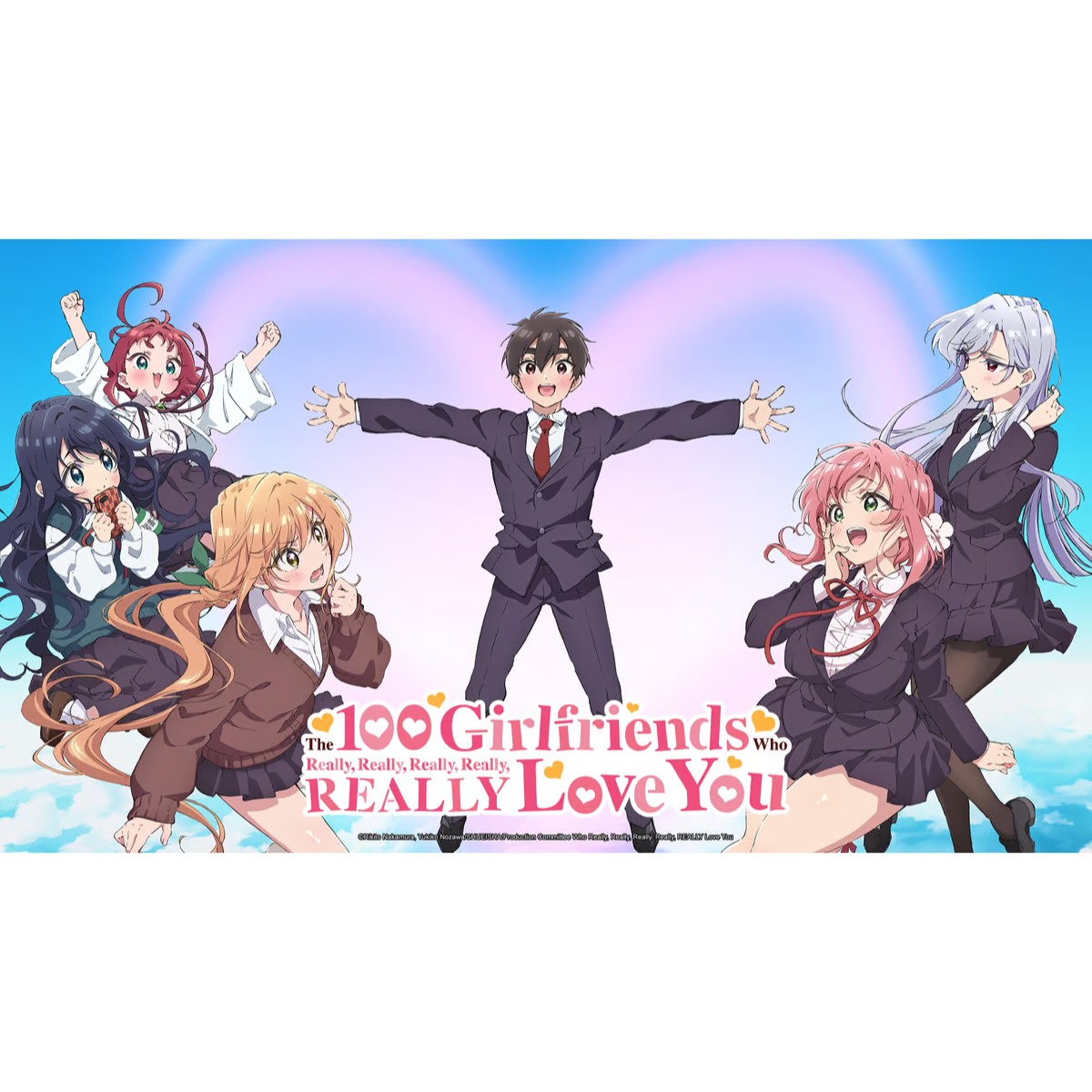 Bushiroad Sleeves Collection -The 100 Girlfriends Who Really, Really, Really Love You- "Key Visual" (Vol.4201)-Bushiroad-Ace Cards & Collectibles