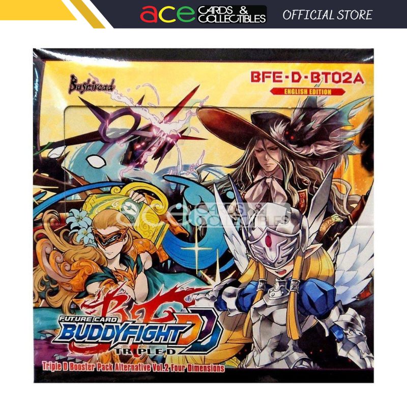 Future Card Buddyfight D Four Dimensions (Booster Box) [BFE-D-BT02A] (English)-Bushiroad-Ace Cards &amp; Collectibles