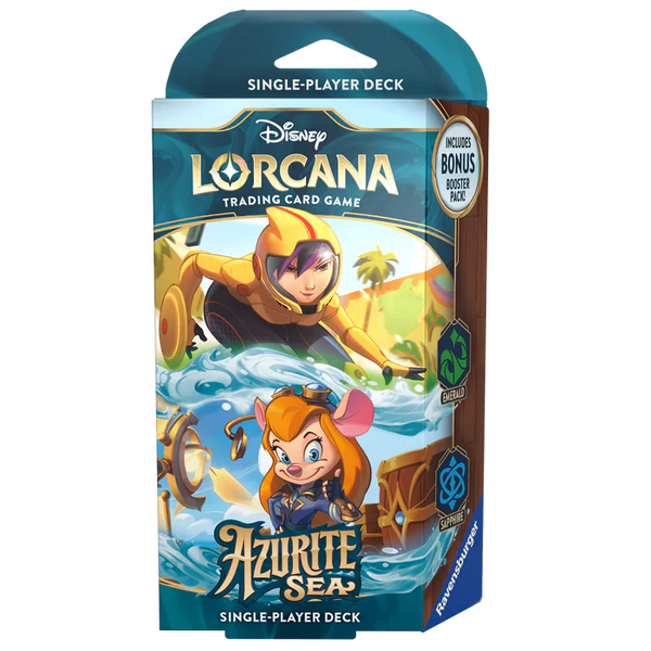 Disney Lorcana Azurite Sea Set 6 Starter Deck - Ace Cards Sdn Bhd