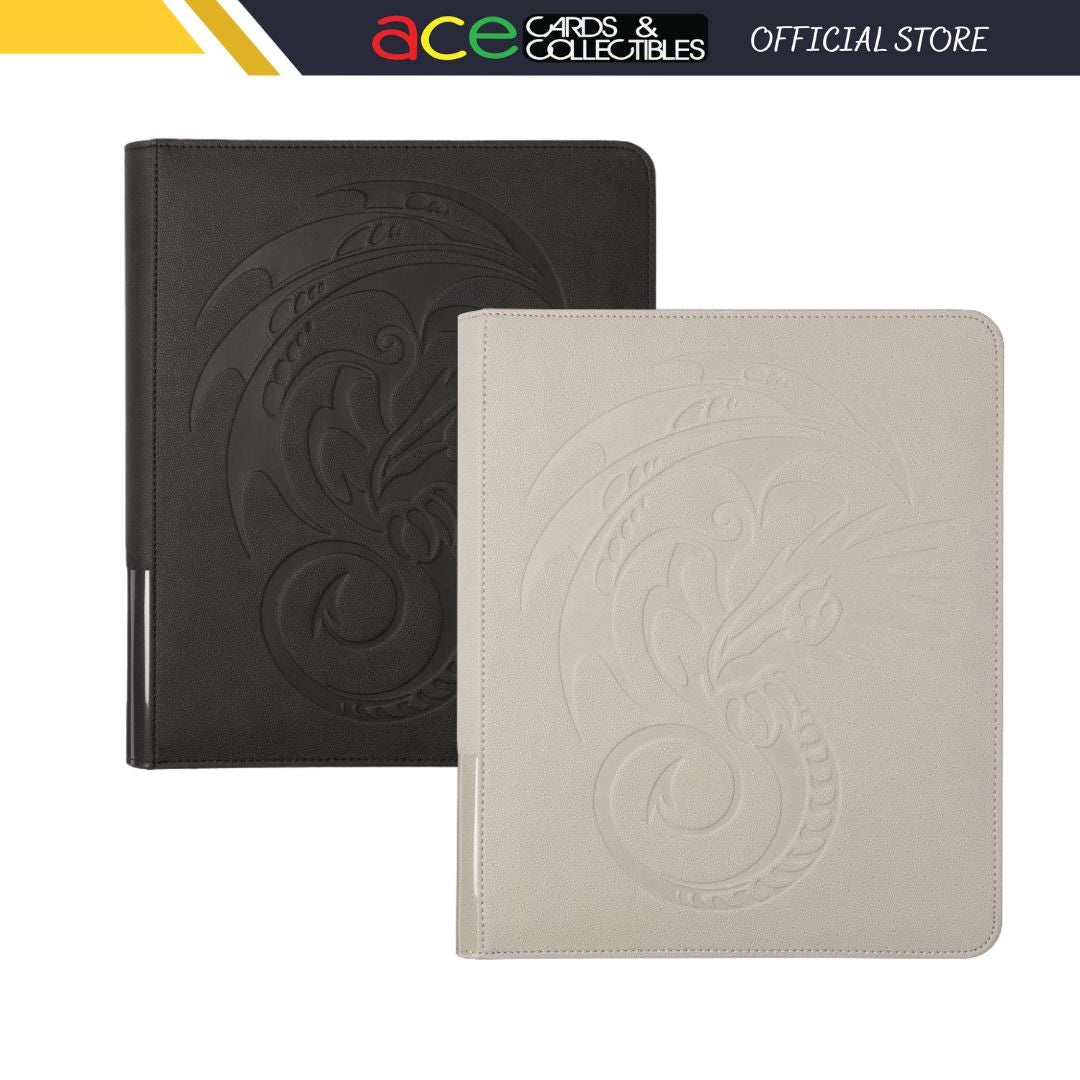 Dragon Shield Card Codex – Zipster Binder Regular-Ashen White-Dragon Shield-Ace Cards & Collectibles