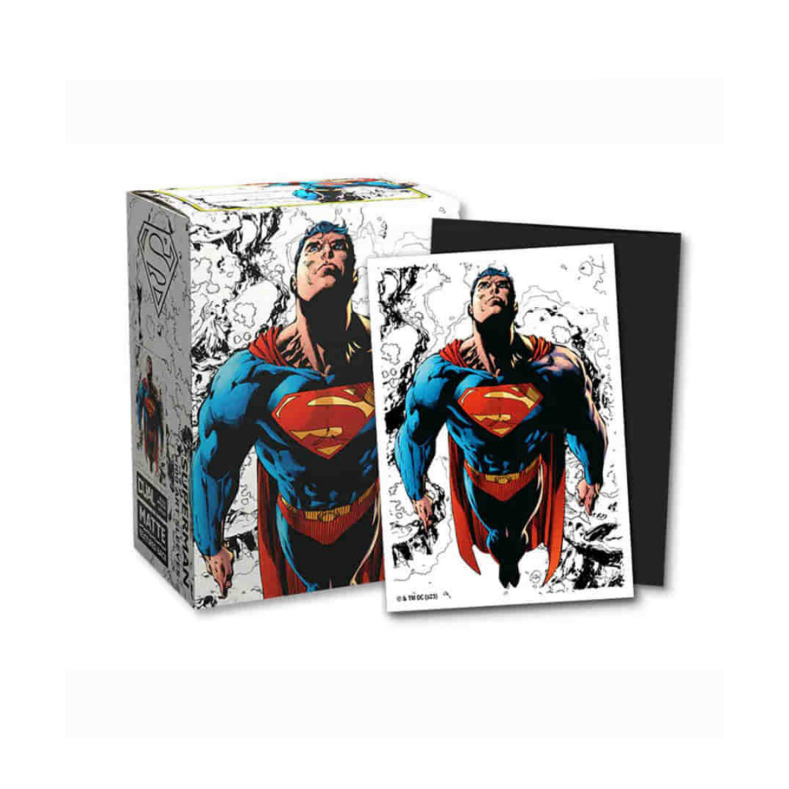 Dragon Shield Dual Matte Art Sleeves "Superman Core (Full Color Variant)" Standard Size 100pcs-Dragon Shield-Ace Cards & Collectibles