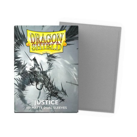 Dragon Shield Sleeve Dual Matte Standard Size 100pcs - Justice-Dragon Shield-Ace Cards & Collectibles