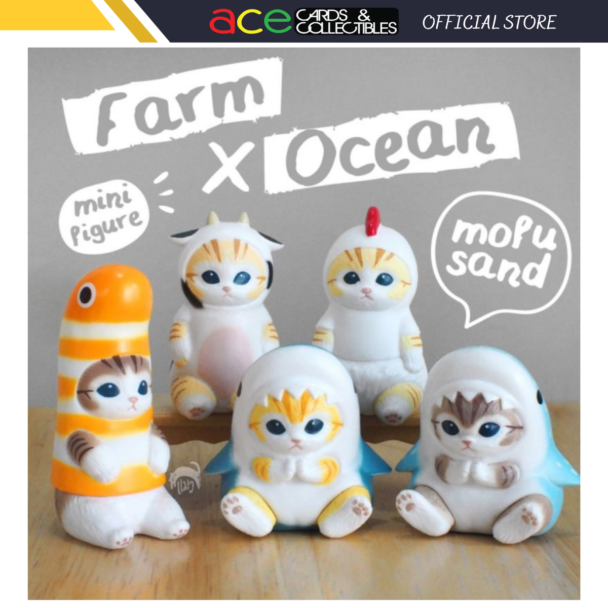 Mofusand Interior Mini Figures Set-Eikoh-Ace Cards & Collectibles