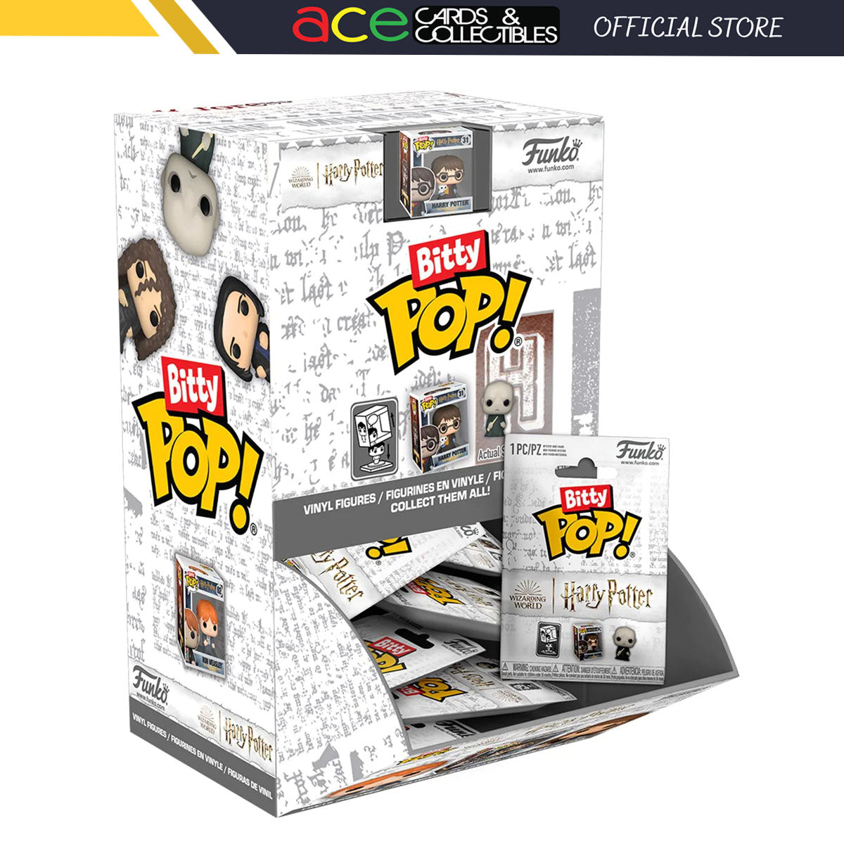 Bitty Pop!: Harry Potter Blind Bag Vinyl Figure-Display Box (37pcs)-Funko-Ace Cards &amp; Collectibles