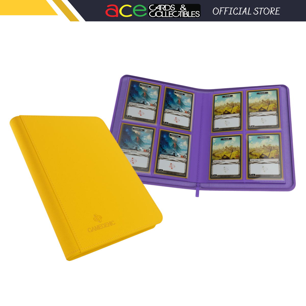 Gamegenic Card Album "Zip-Up Album 8-Pocket"-Black-Gamegenic-Ace Cards & Collectibles