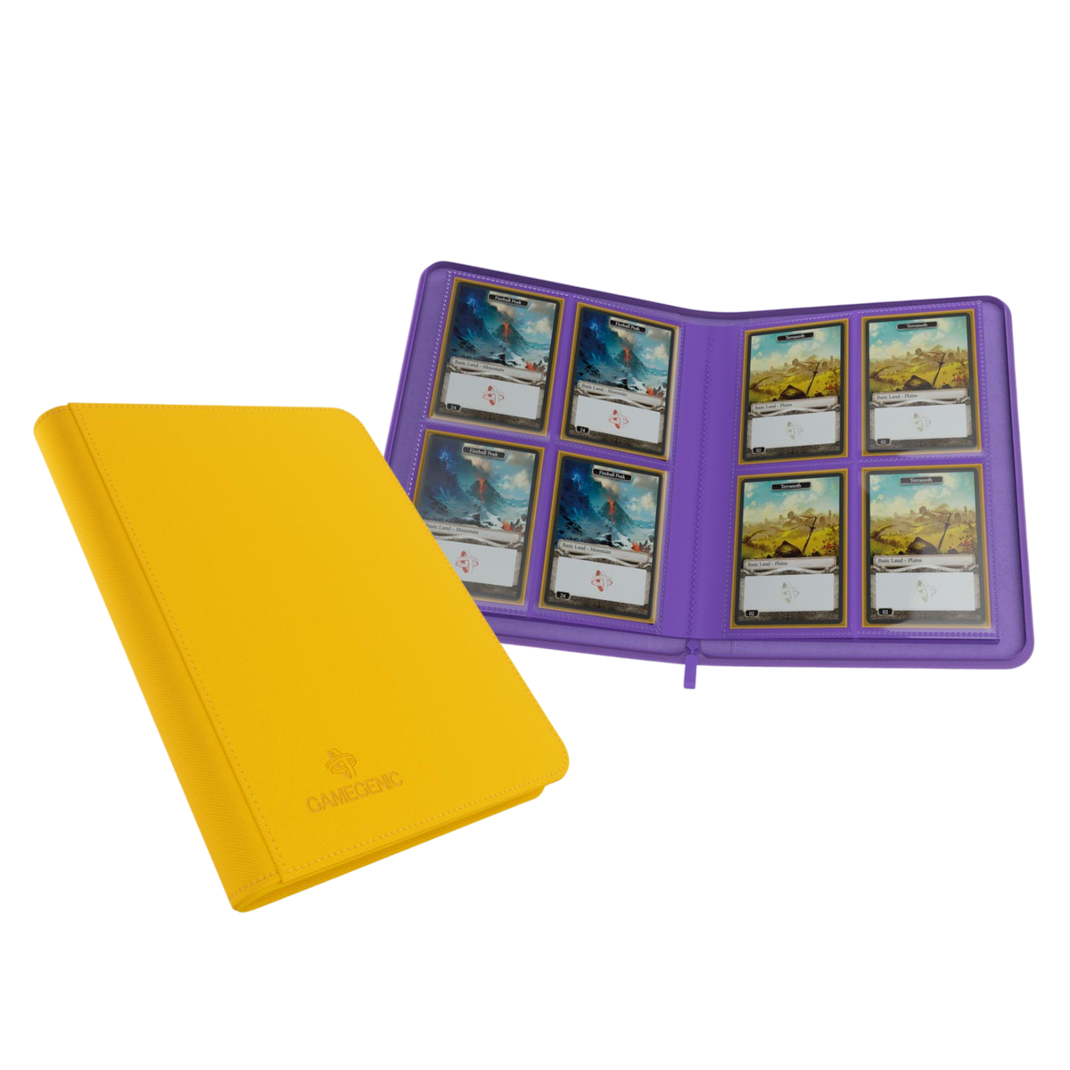 Gamegenic Card Album "Zip-Up Album 8-Pocket"-Black-Gamegenic-Ace Cards & Collectibles