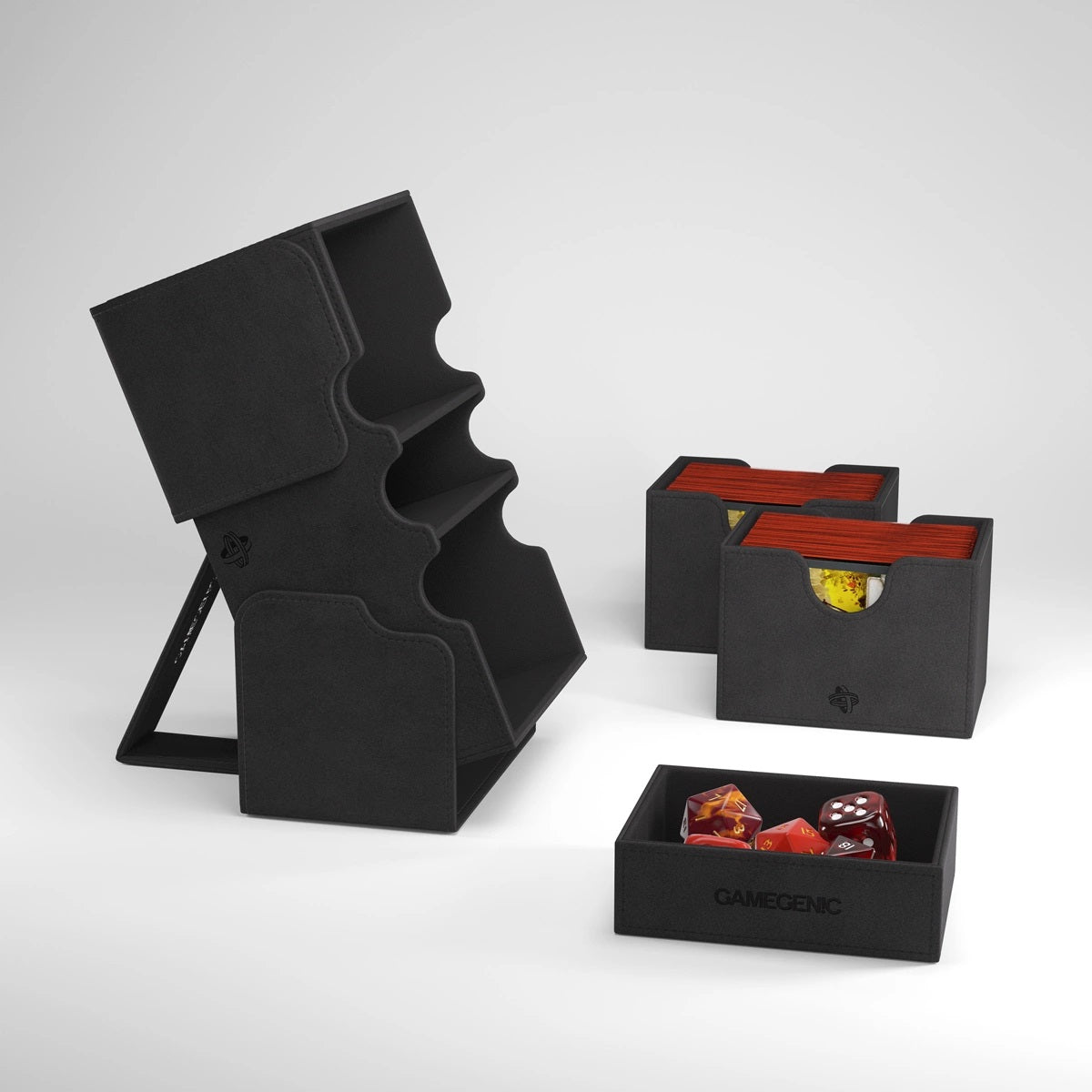 Gamegenic Deck Box "Stronghold 200+ XL Convertible"-Black-Gamegenic-Ace Cards & Collectibles