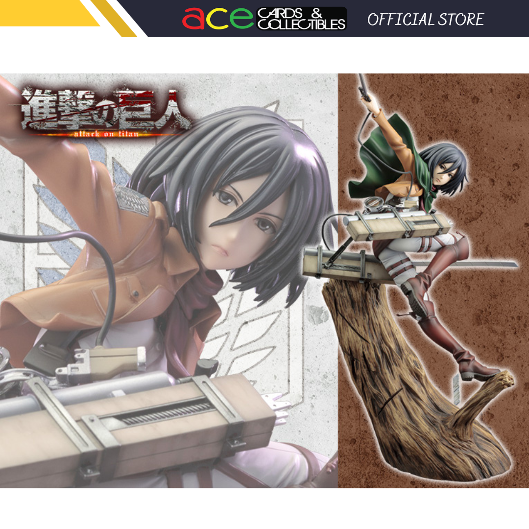 Attack on Titan "Mikasa Ackerman" ARTFX J Figure (Renewal Package ver.)-Kotobukiya-Ace Cards & Collectibles