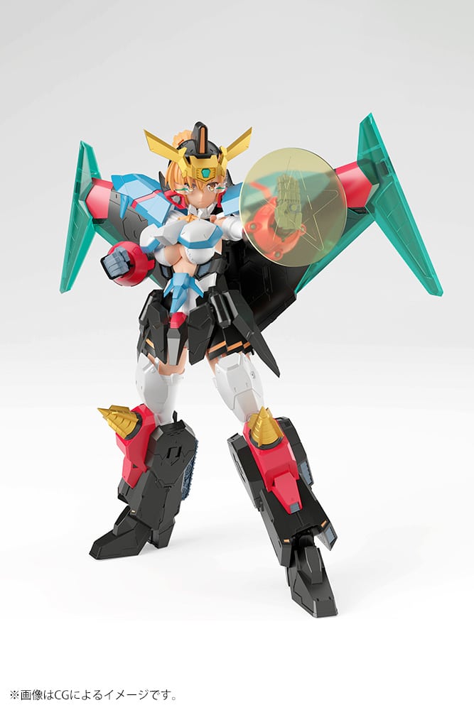 Kotobukiya The King of Braves GaoGaiGar Plastic Model Kit Cross Frame Girl "Gaofighgar"-Kotobukiya-Ace Cards & Collectibles