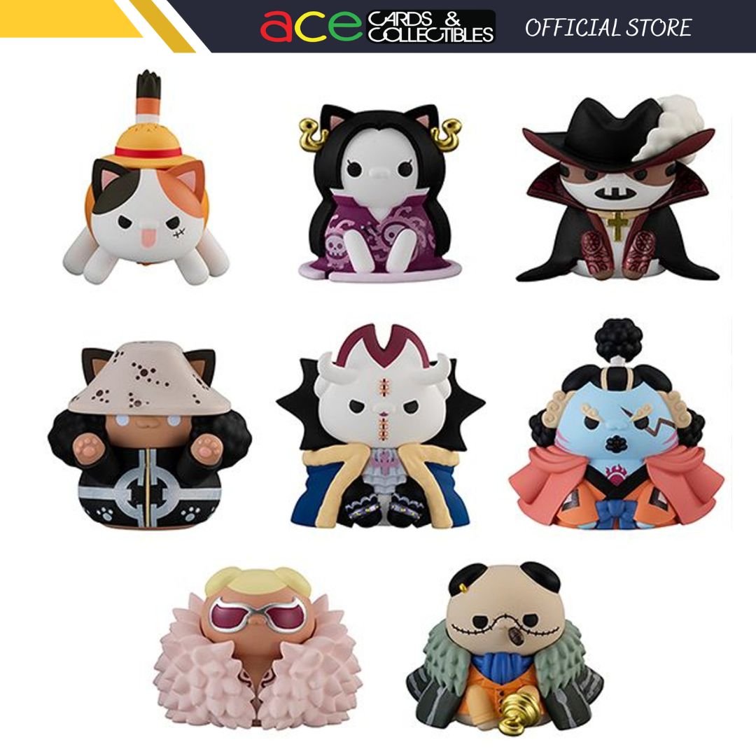One Piece Nyan Piece Nyan! Luffy and Seven Warlords of the Sea-Single Box (Random)-MegaHouse-Ace Cards & Collectibles