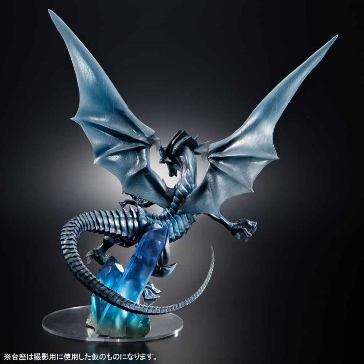 Yu-Gi-Oh! Duel Monsters Art Works Monsters Figurine Blue Eyes White Dragon Holographic Edition-MegaHouse-Ace Cards & Collectibles
