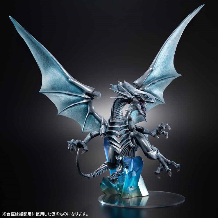Yu-Gi-Oh! Duel Monsters Art Works Monsters Figurine Blue Eyes White Dragon Holographic Edition-MegaHouse-Ace Cards & Collectibles
