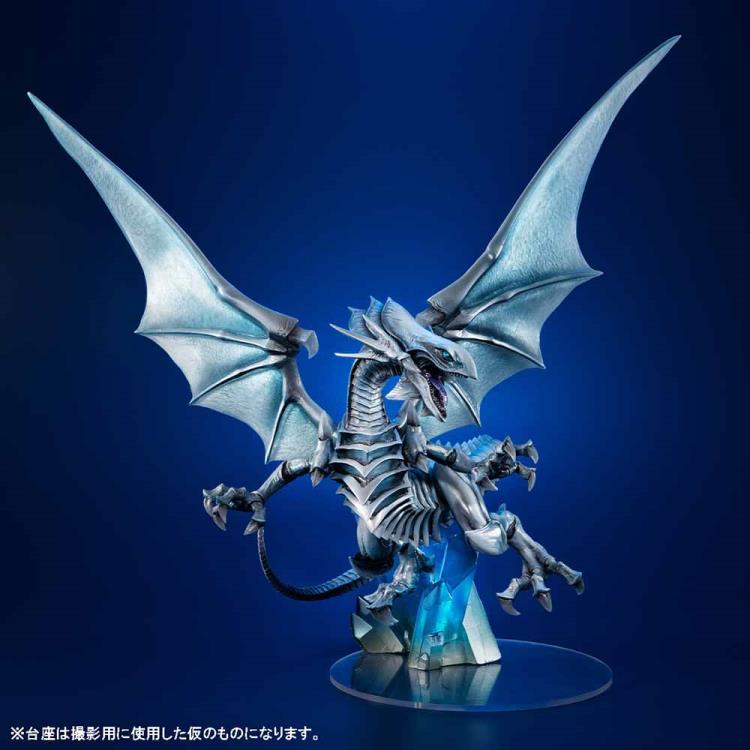 Yu-Gi-Oh! Duel Monsters Art Works Monsters Figurine Blue Eyes White Dragon Holographic Edition-MegaHouse-Ace Cards & Collectibles