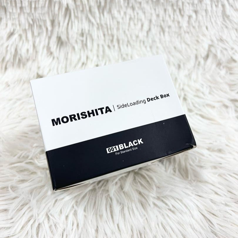 Morishita Premium Side-loading Trading Card Deck Box-Black-Morishita-Ace Cards & Collectibles