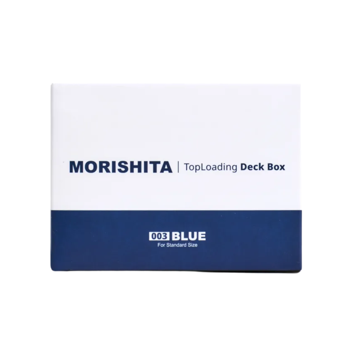 Morishita Premium Side-loading Trading Card Deck Box-Blue-Morishita-Ace Cards & Collectibles