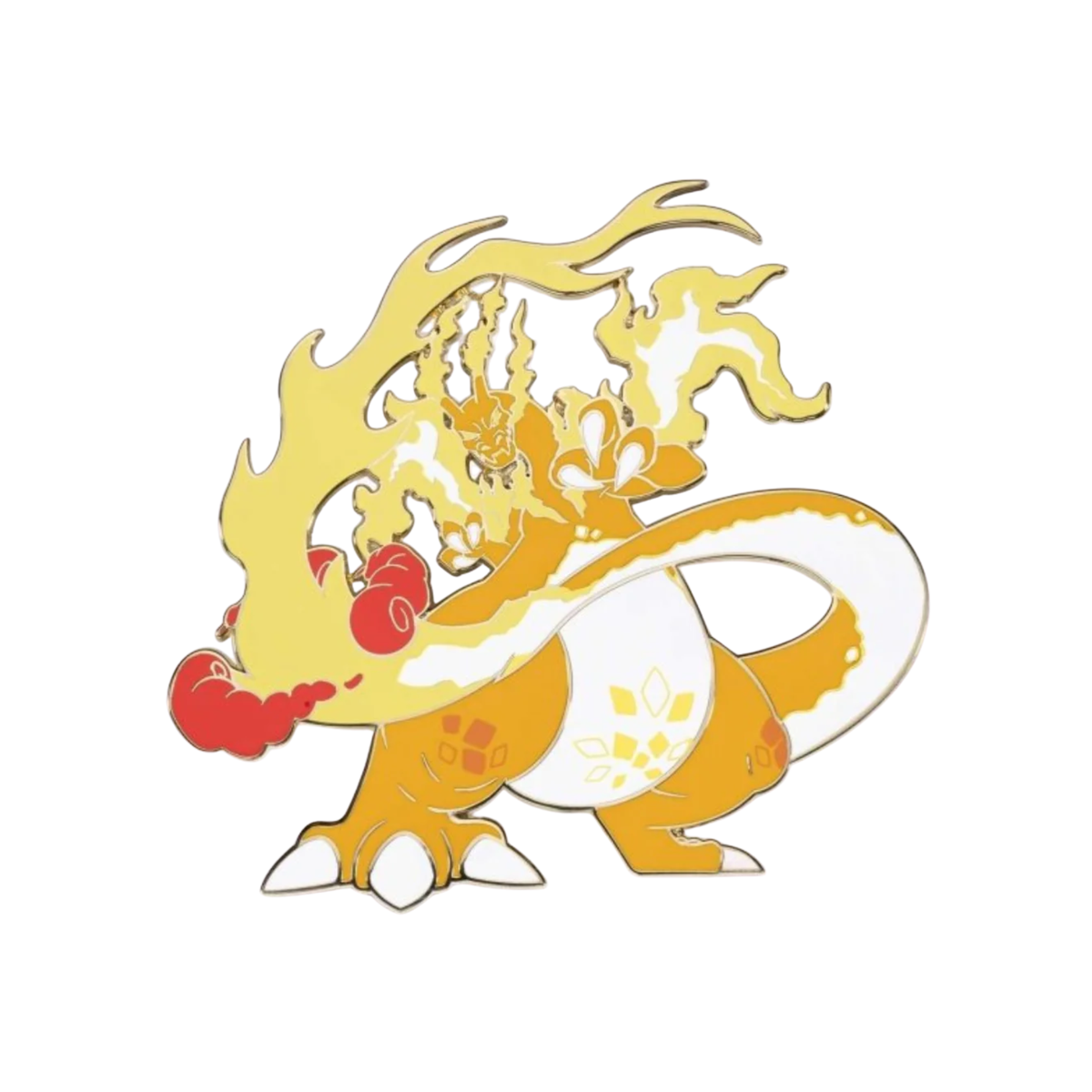 Pokémon Giant Pins: Gigantamax Charizard Oversize Pin-Pokemon Centre-Ace Cards & Collectibles
