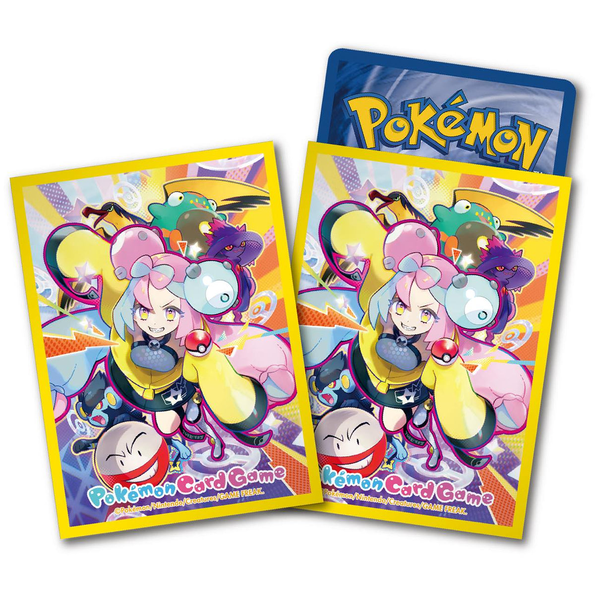 Pokemon TCG : Deck Shield Sleeves SV9 Series-Iono SV9 Sleeve-Pokemon Centre-Ace Cards & Collectibles