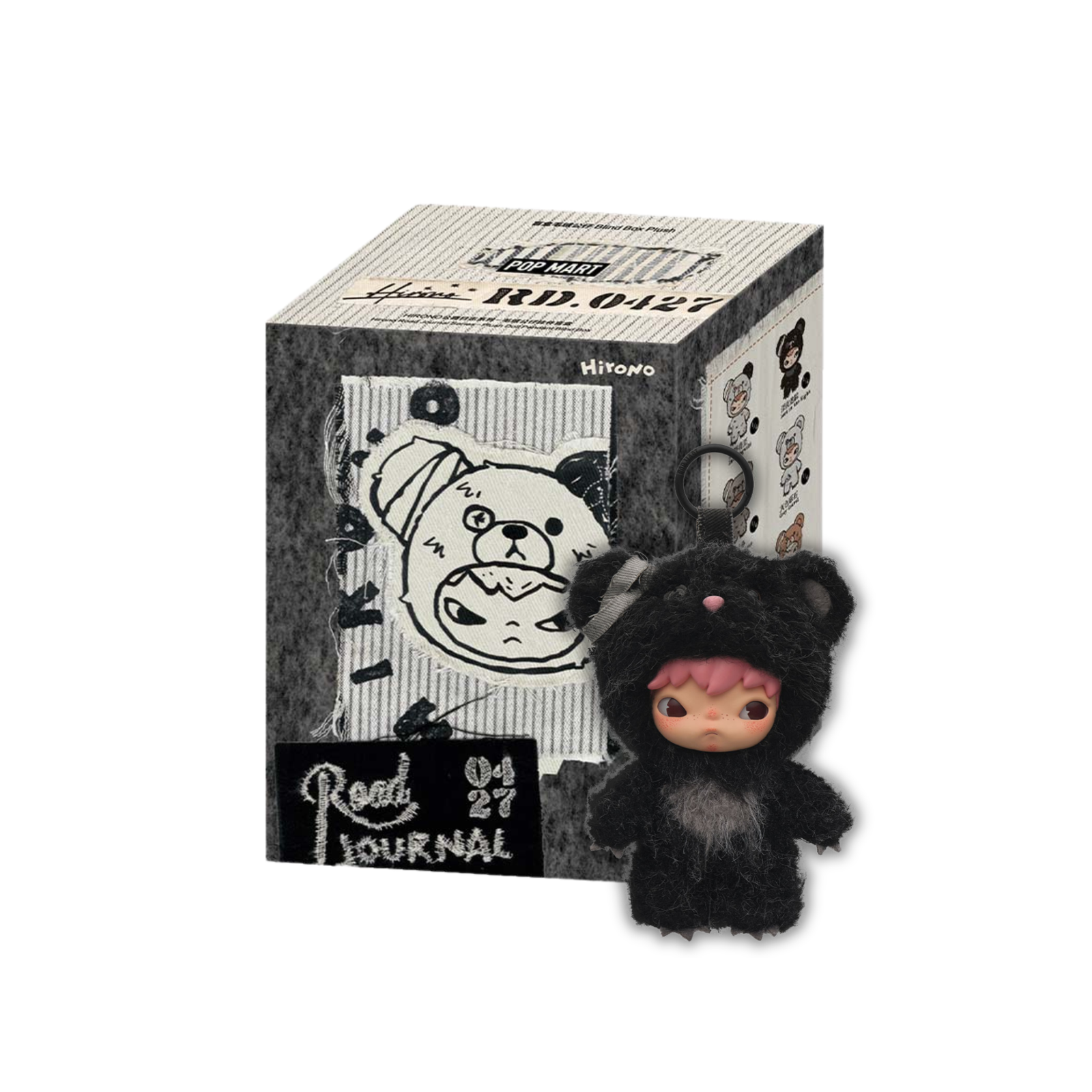 Pop Mart Hirono Road Journal Plush Doll Pendant Series-Single Box (Random)-Pop Mart-Ace Cards & Collectibles