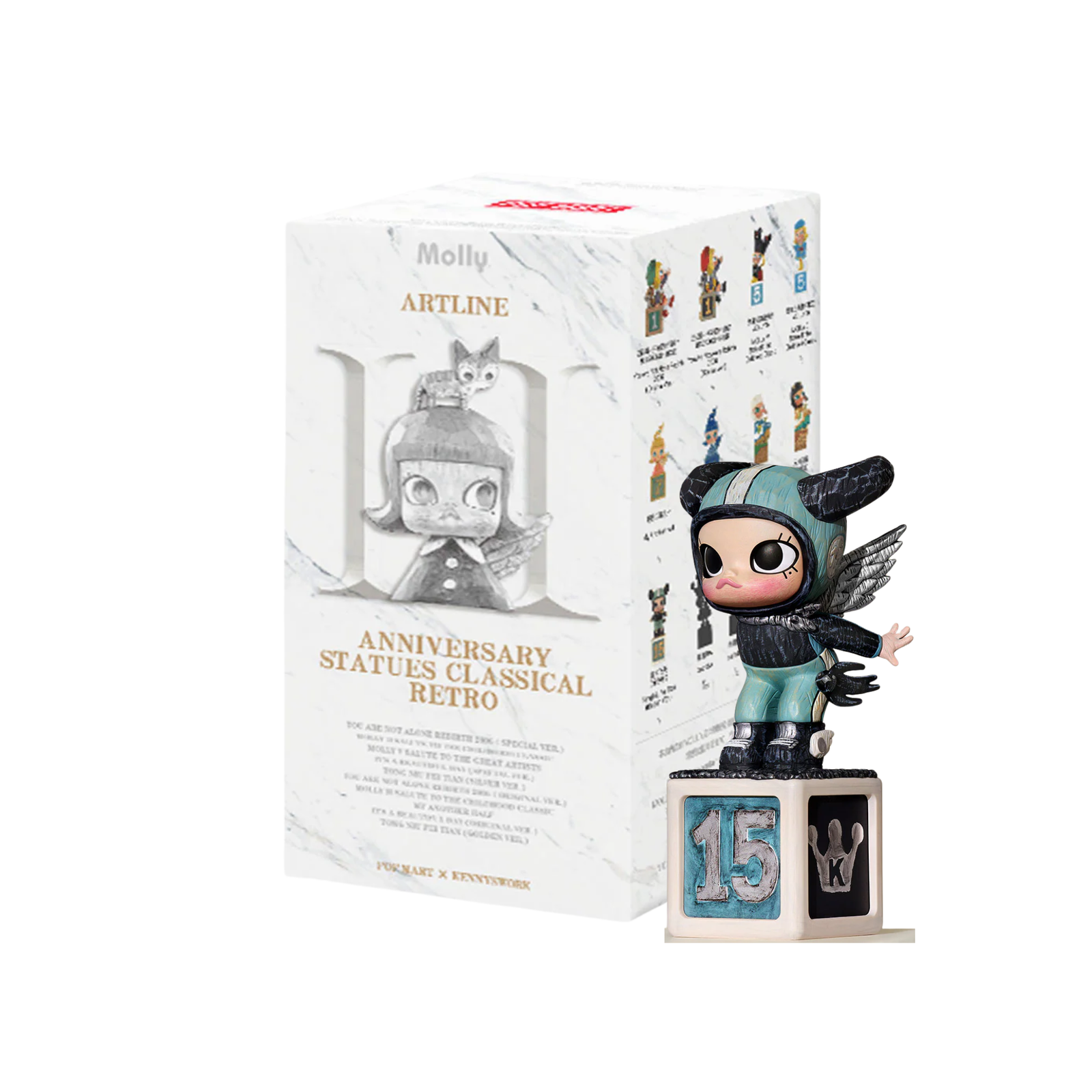POP MART Molly Anniversary Statues Classical Retro 2 Series-Single Box (Random)-Pop Mart-Ace Cards & Collectibles