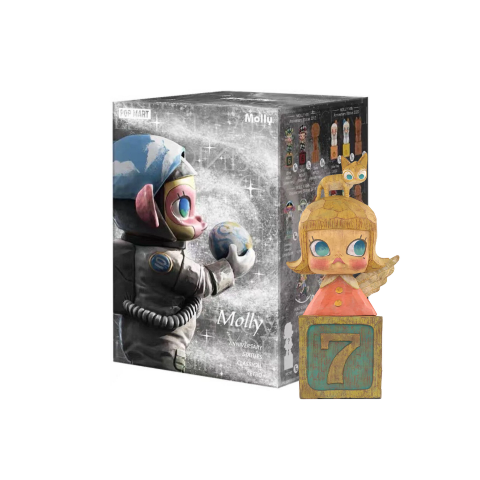 Pop Mart Molly Anniversary Statues Classical Retro Figure Series-Single Box (Random)-Pop Mart-Ace Cards & Collectibles
