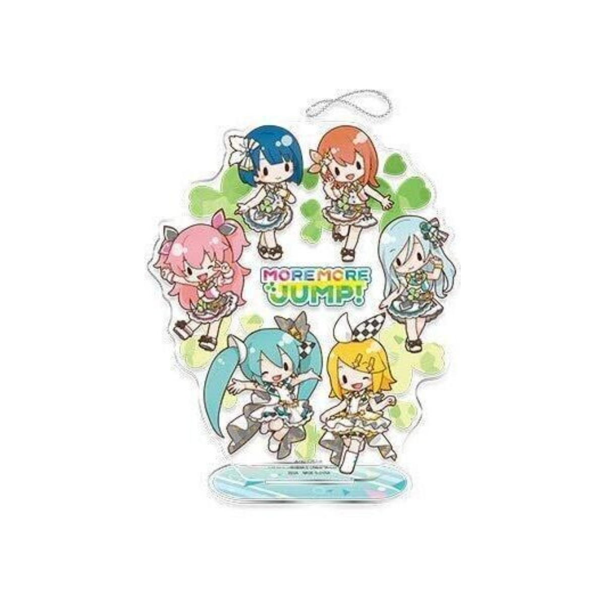 Hatsune Miku Colorful Stage! MP Big Clear Keychain With Stand-More More Jump!-Sega-Ace Cards &amp; Collectibles