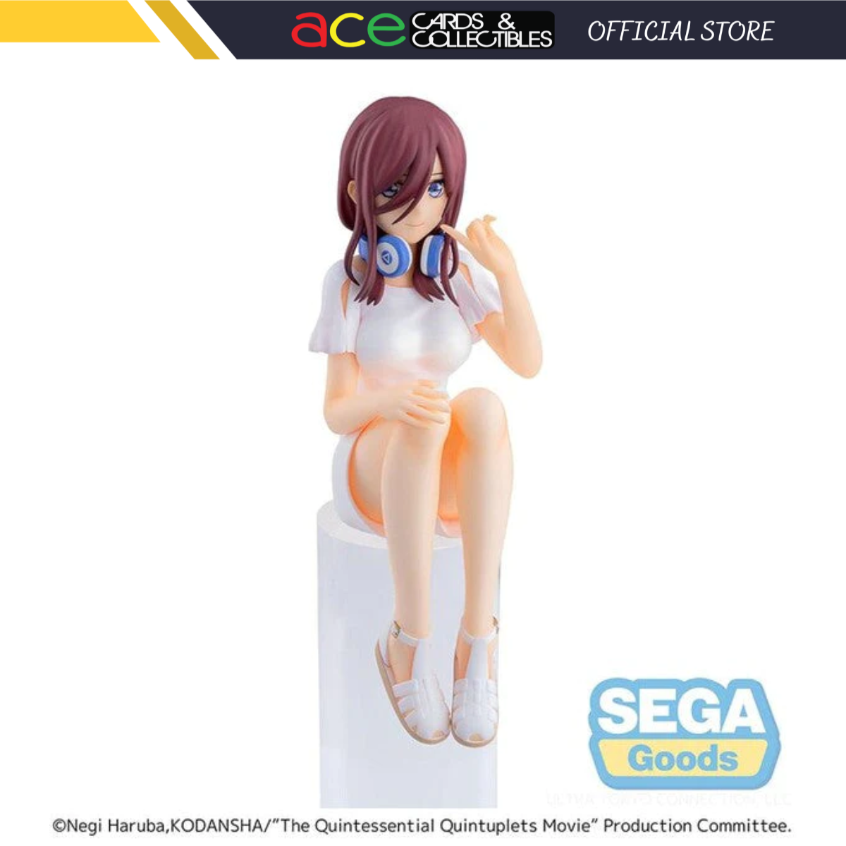 The Quintessential Quintuplets Movie PM Perching Figure &quot;Miku Nakano&quot;-Sega-Ace Cards &amp; Collectibles