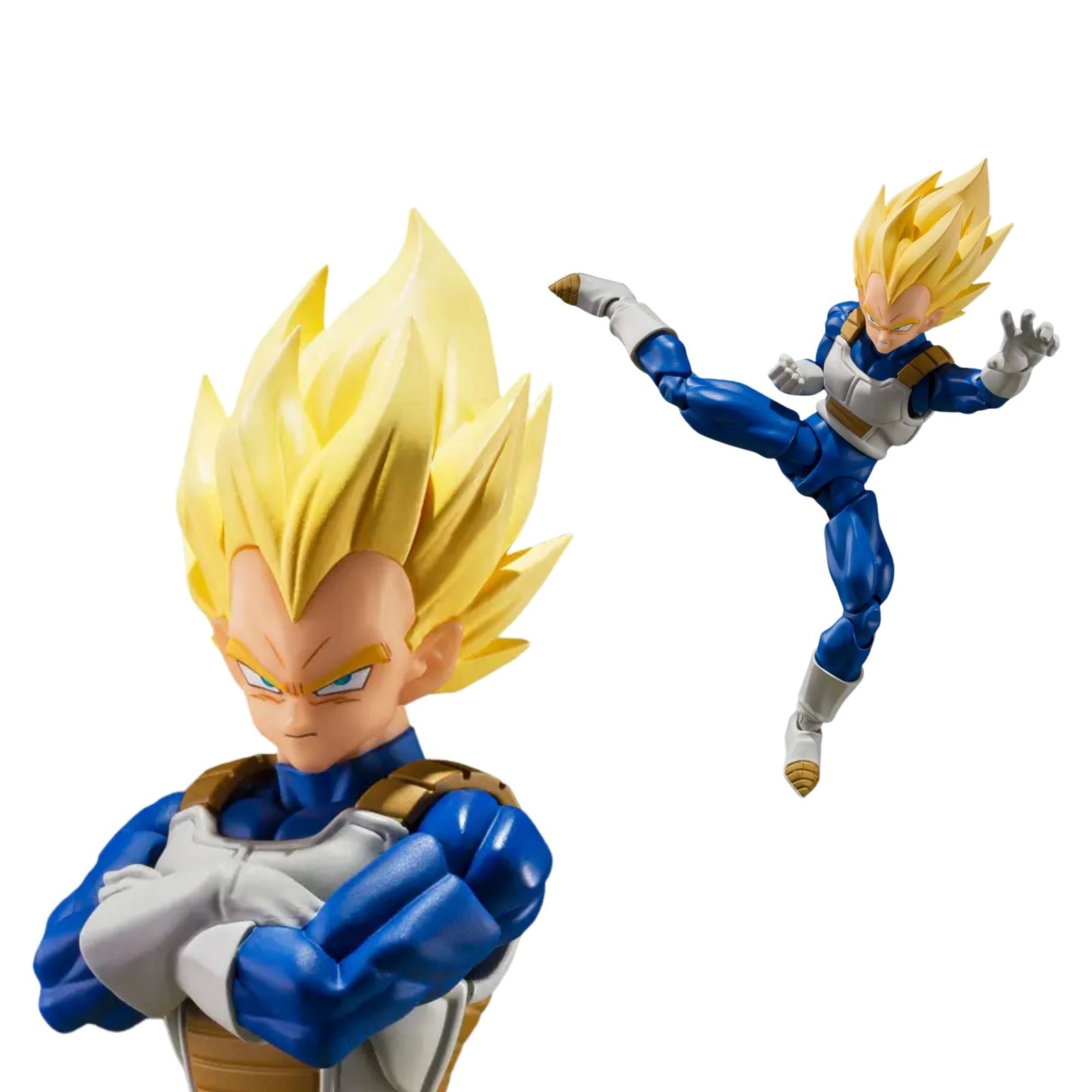 Dragon Ball S.H.Figuarts "Super Saiyan Vegeta" (Dangerous Pride)-Tamashii-Ace Cards & Collectibles