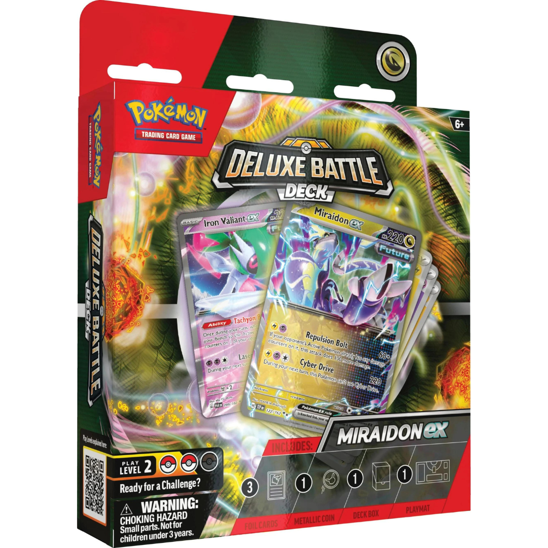 Pokemon TCG: August Deluxe Battle Deck Miraidon / Koraidon EX-Miraidon EX-The Pokémon Company International-Ace Cards & Collectibles