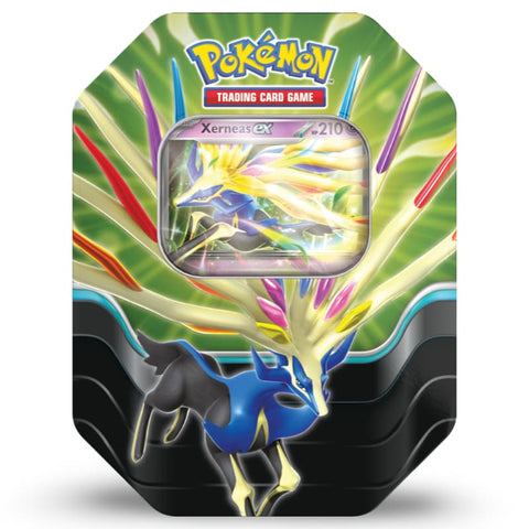 Pokemon TCG: Azure Legends 4 Booster Tin (Dialga EX / Xerneas EX / Kyogre EX)-Xerneas EX-The Pokémon Company International-Ace Cards & Collectibles